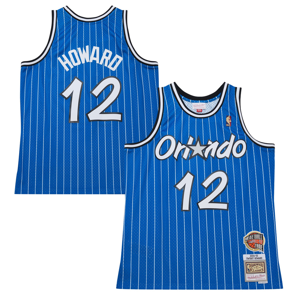 Men's Dwight Howard Blue Orlando Magic 2004/05 Hardwood Classics Hall of Fame Swingman Jersey