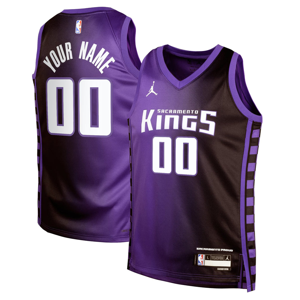 Sacramento Kings Nike Replica Statement Swingman Jersey - Custom - Youth