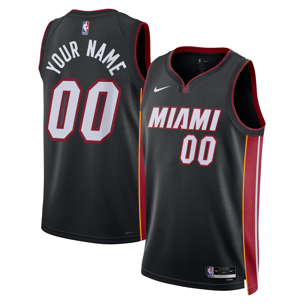Miami Heat Nike Icon Swingman Jersey - Custom - Unisex