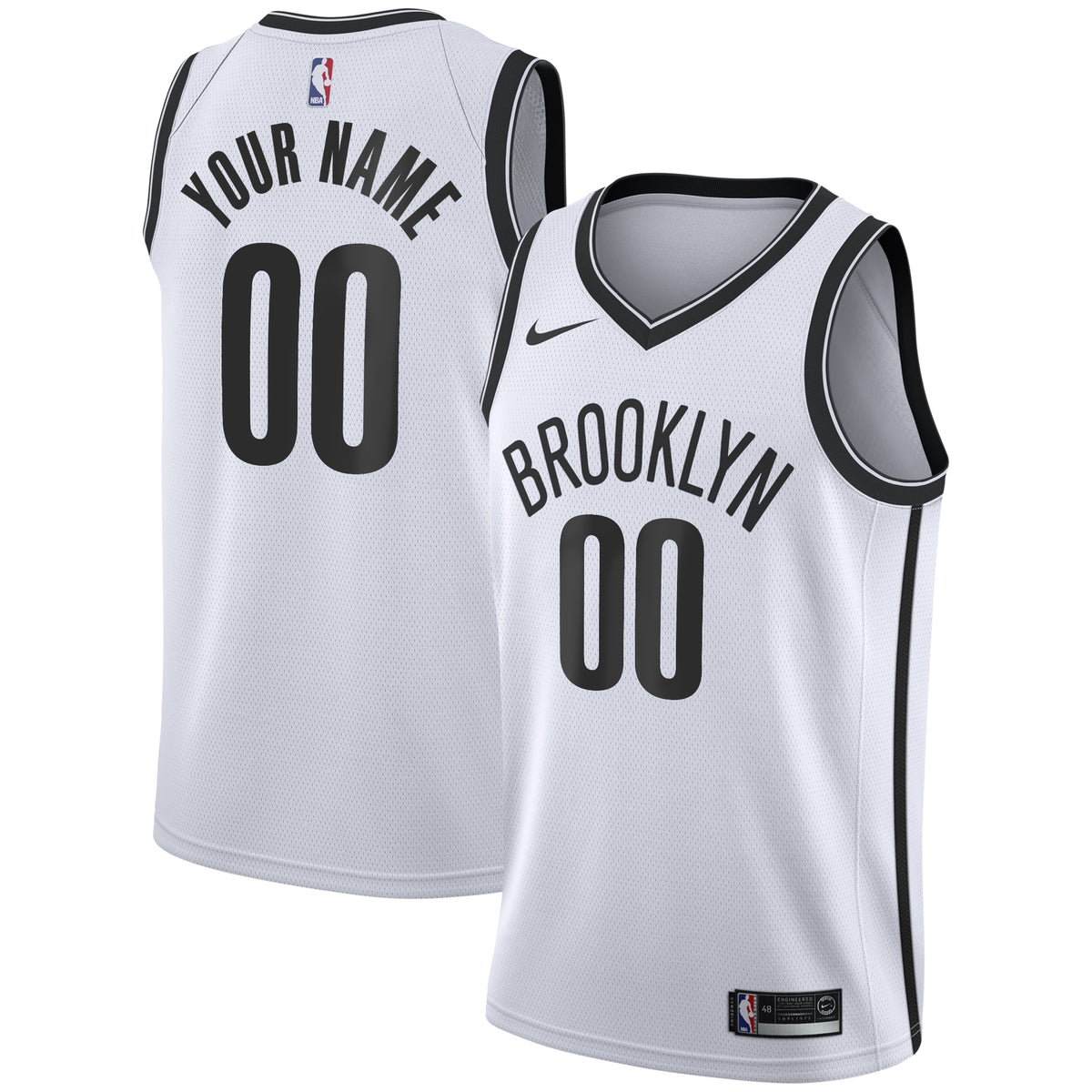 Brooklyn Nets Nike Association Swingman Jersey - Custom - Youth