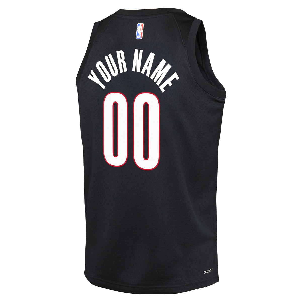 Portland Trail Blazers Nike Replica Icon Swingman Jersey - Custom - Youth