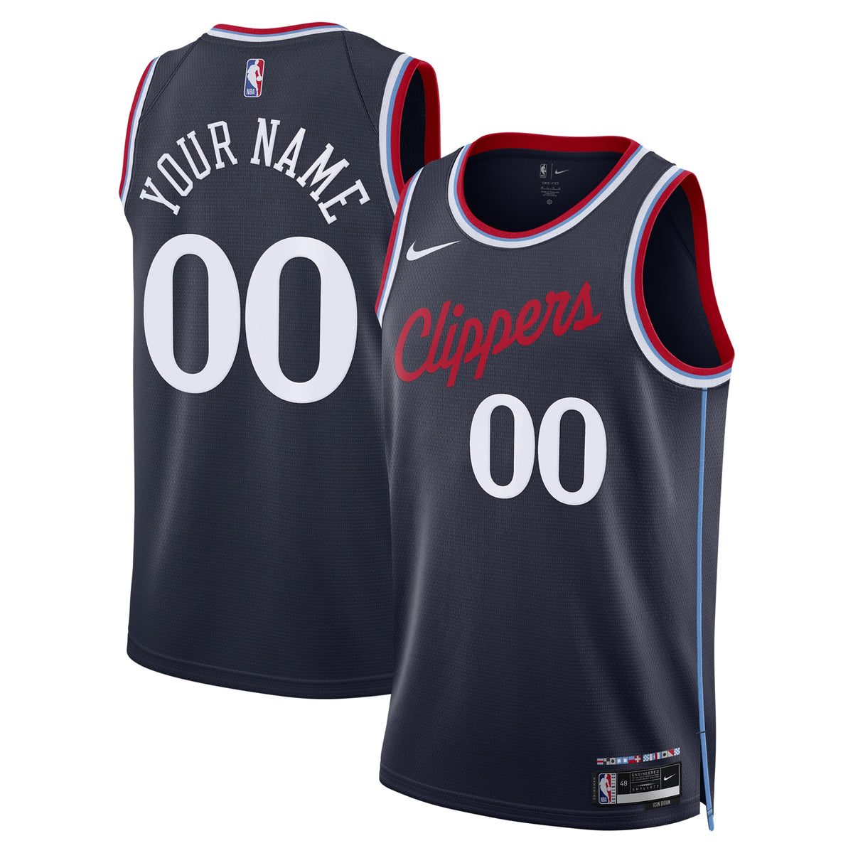 Los Angeles Clippers Nike Replica Icon Swingman Jersey - Custom - Youth