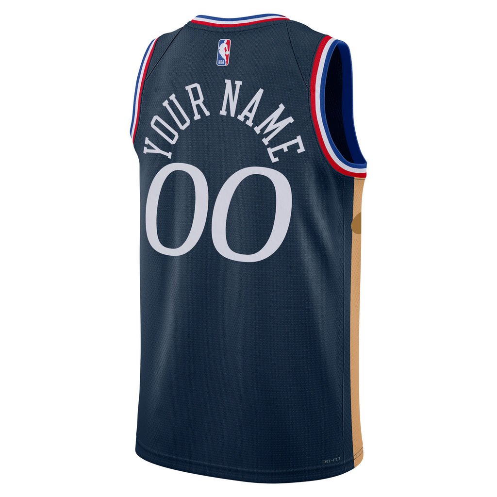 Nike  Philadelphia 76ers 2025/26 City Edition Swingman Jersey - Custom - Unisex