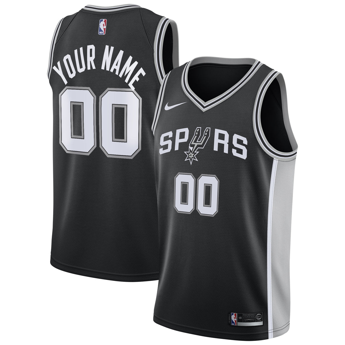 San Antonio Spurs Nike Icon Swingman Jersey - Custom - Youth