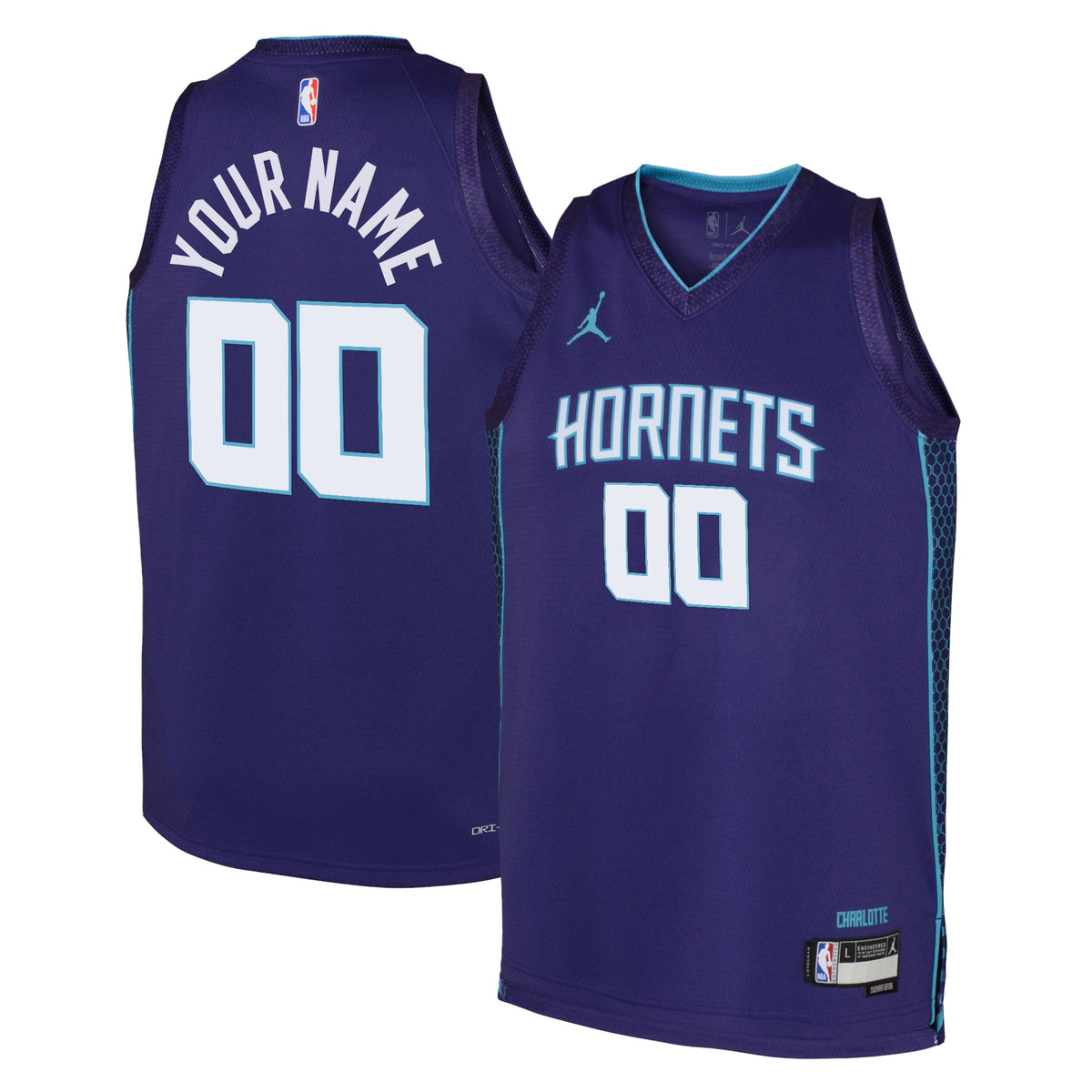 Charlotte Hornets Jordan Statement Edition Swingman Jersey - Custom - Youth