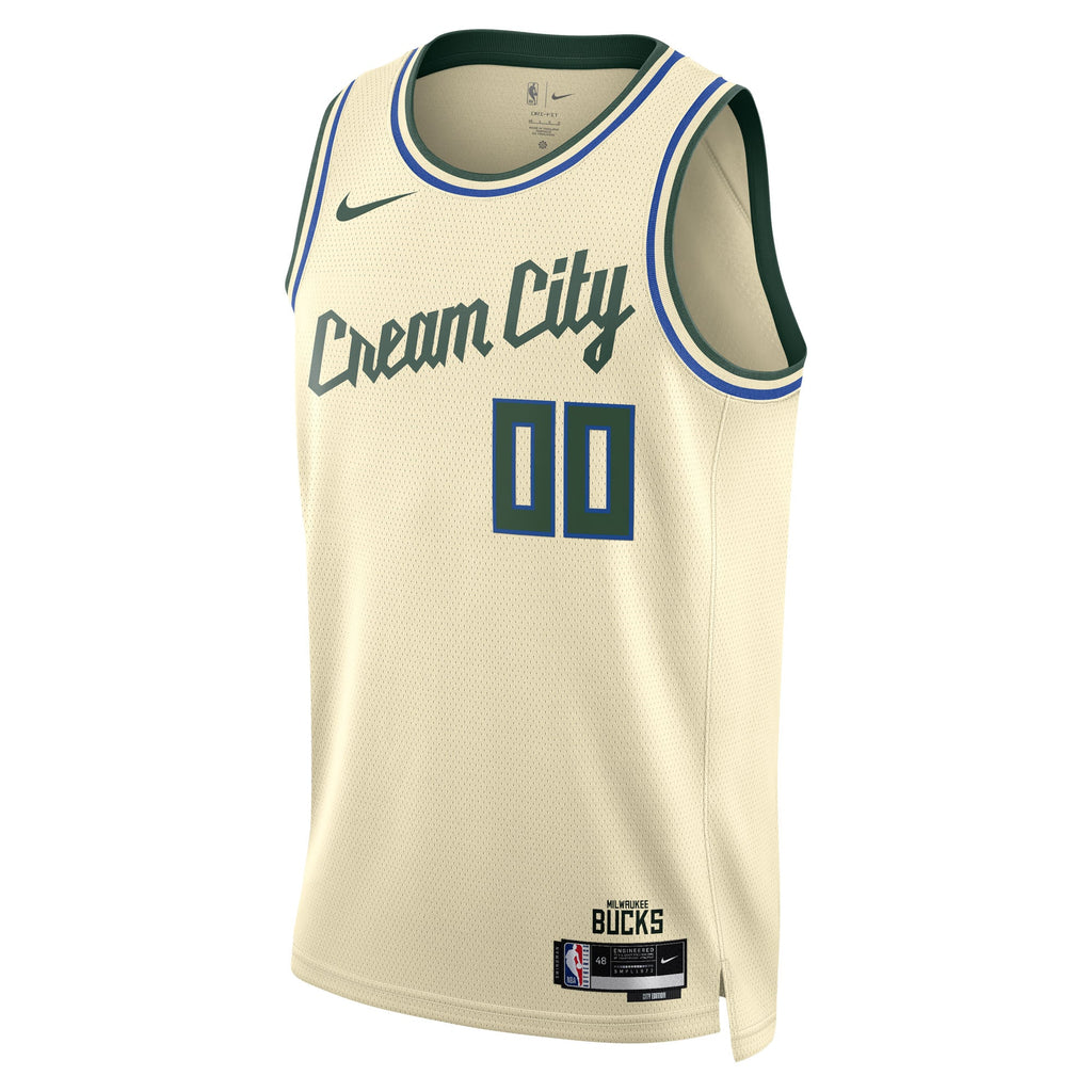 Nike  Milwaukee Bucks 2025/26 City Edition Swingman Jersey - Custom - Unisex