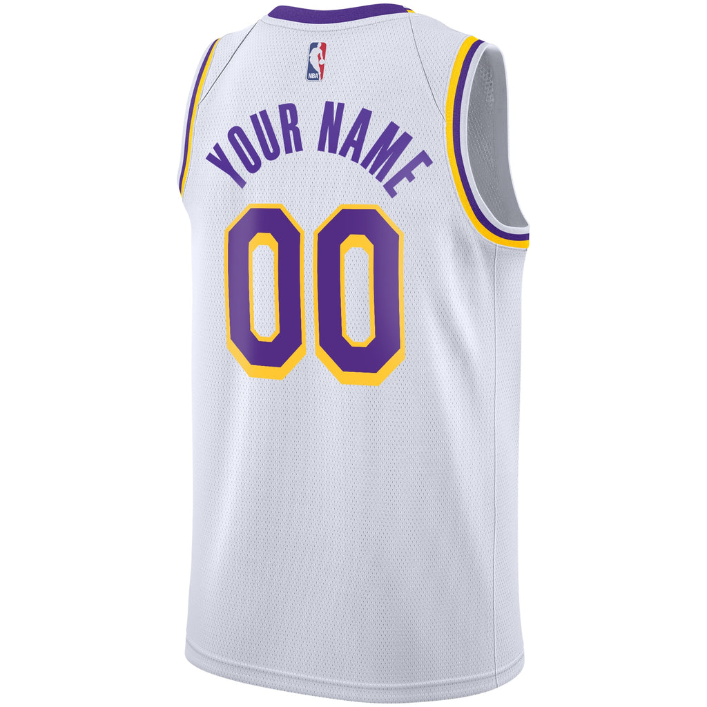 Los Angeles Lakers Nike Association Swingman Jersey - Custom - Youth