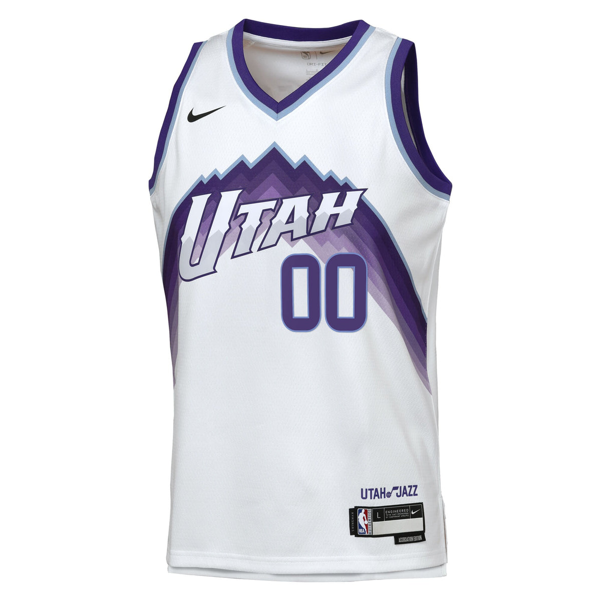 Utah Jazz Nike Replica Association Swingman Jersey - Custom - Youth