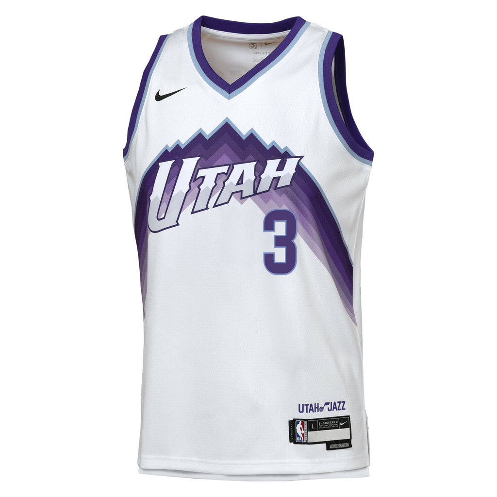 Utah Jazz Nike Replica Association Edition Swingman Jersey - Custom - Keyonte George - Youth