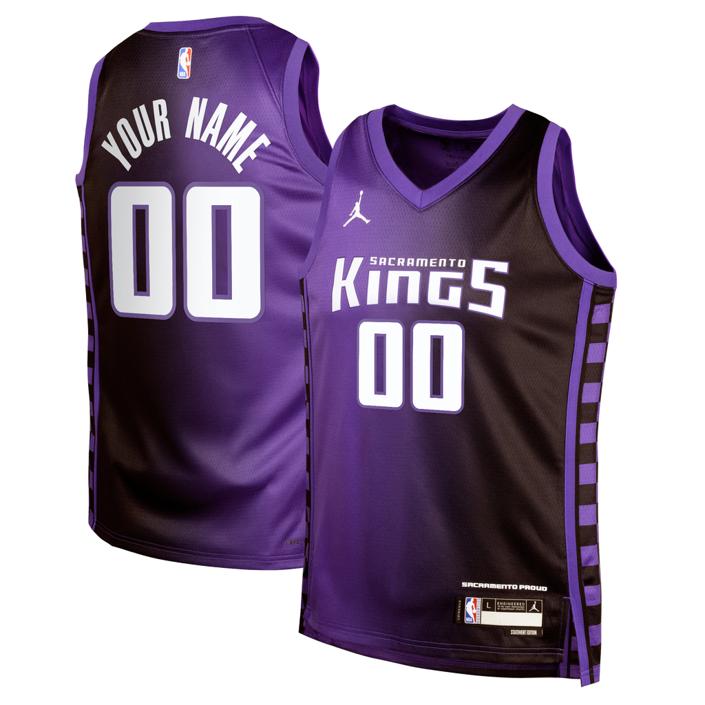 Sacramento Kings Nike Replica Statement Swingman Jersey - Custom - Youth