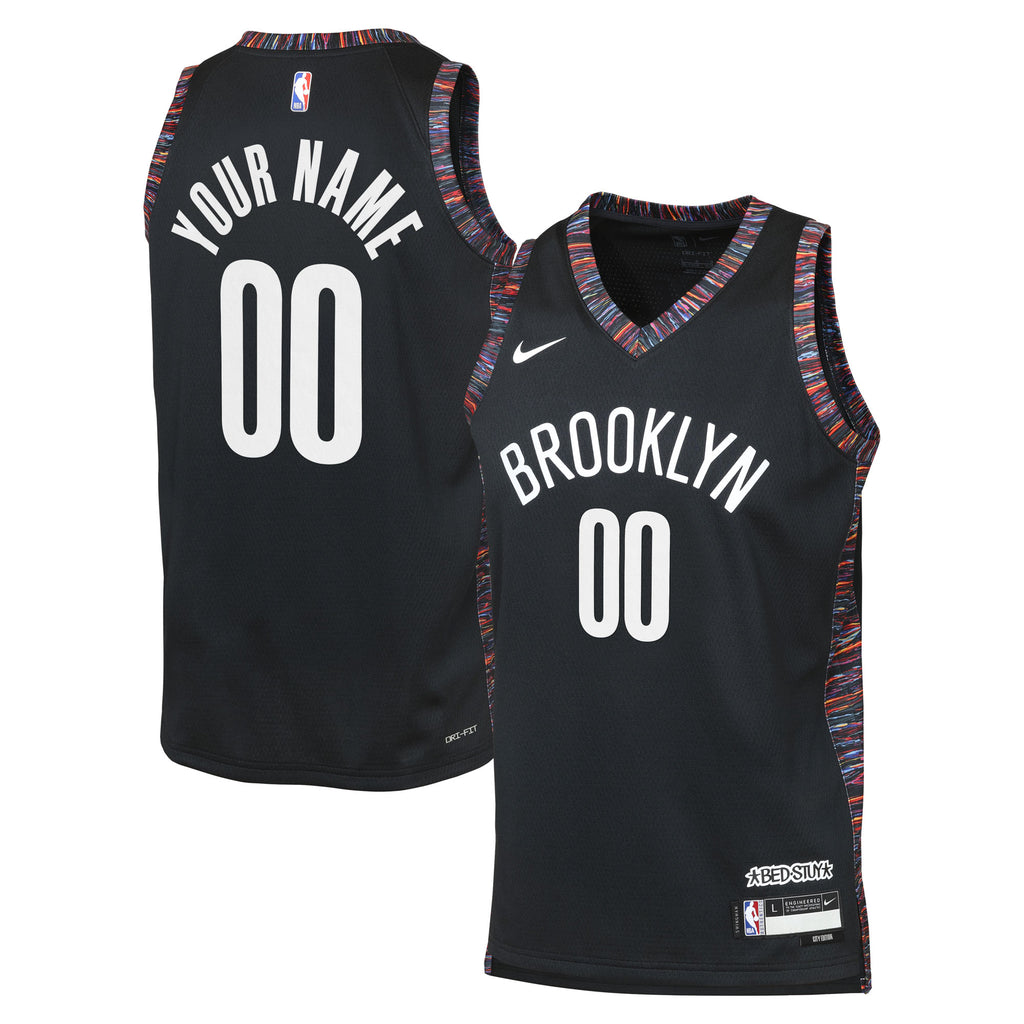 Nike  Brooklyn Nets 2025/26 City Edition Swingman Jersey - Custom - Youth