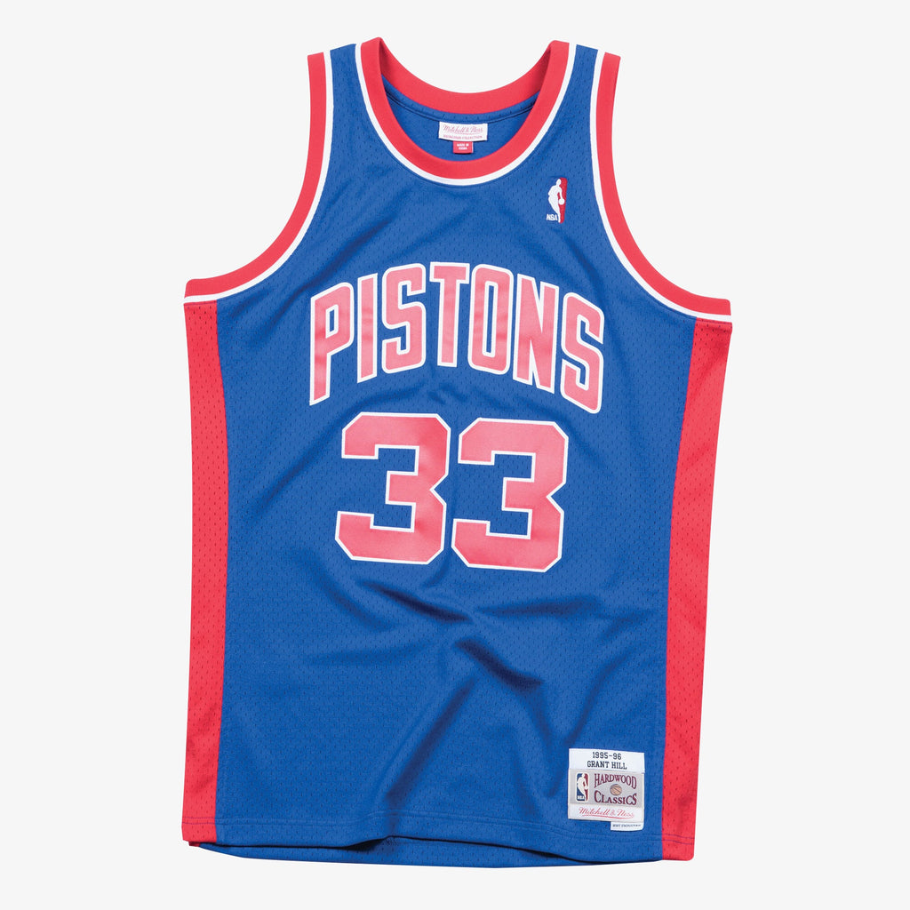 Detroit Pistons Mitchell & Ness Swingman Jersey Road Grant Hill 1995-96