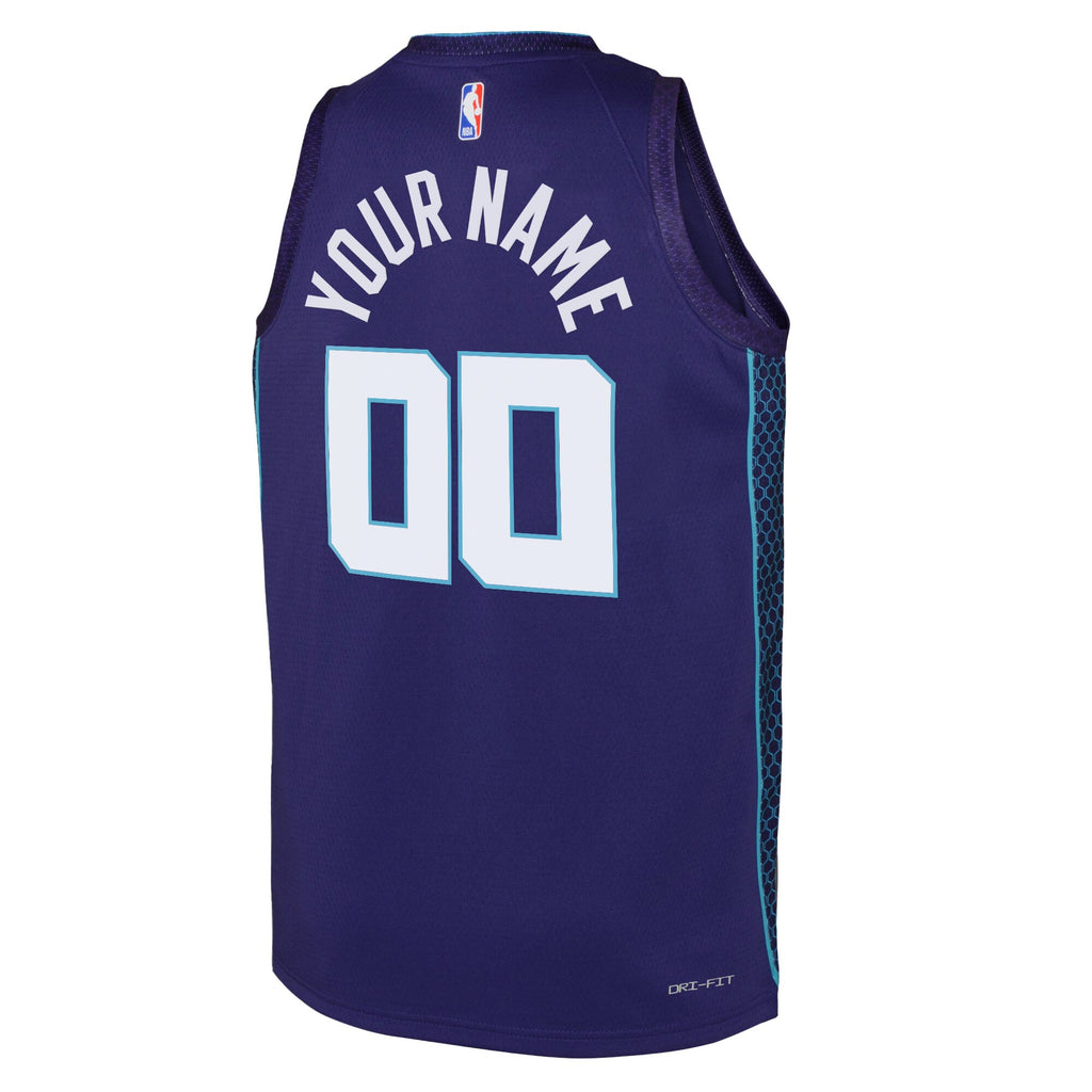 Charlotte Hornets Jordan Statement Edition Swingman Jersey - Custom - Youth
