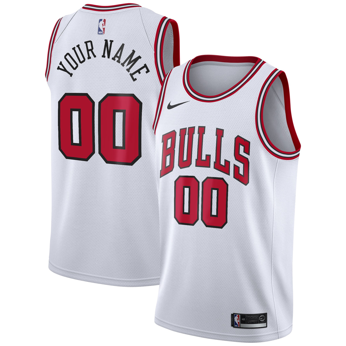 Chicago Bulls Nike Association Swingman Jersey - Custom - Youth
