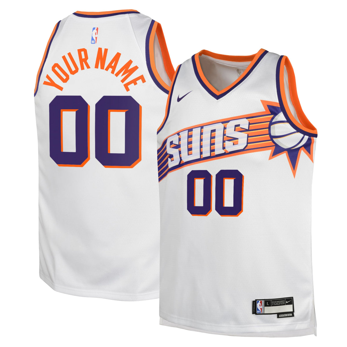 Phoenix Suns Nike Association Swingman Jersey - Custom - Youth