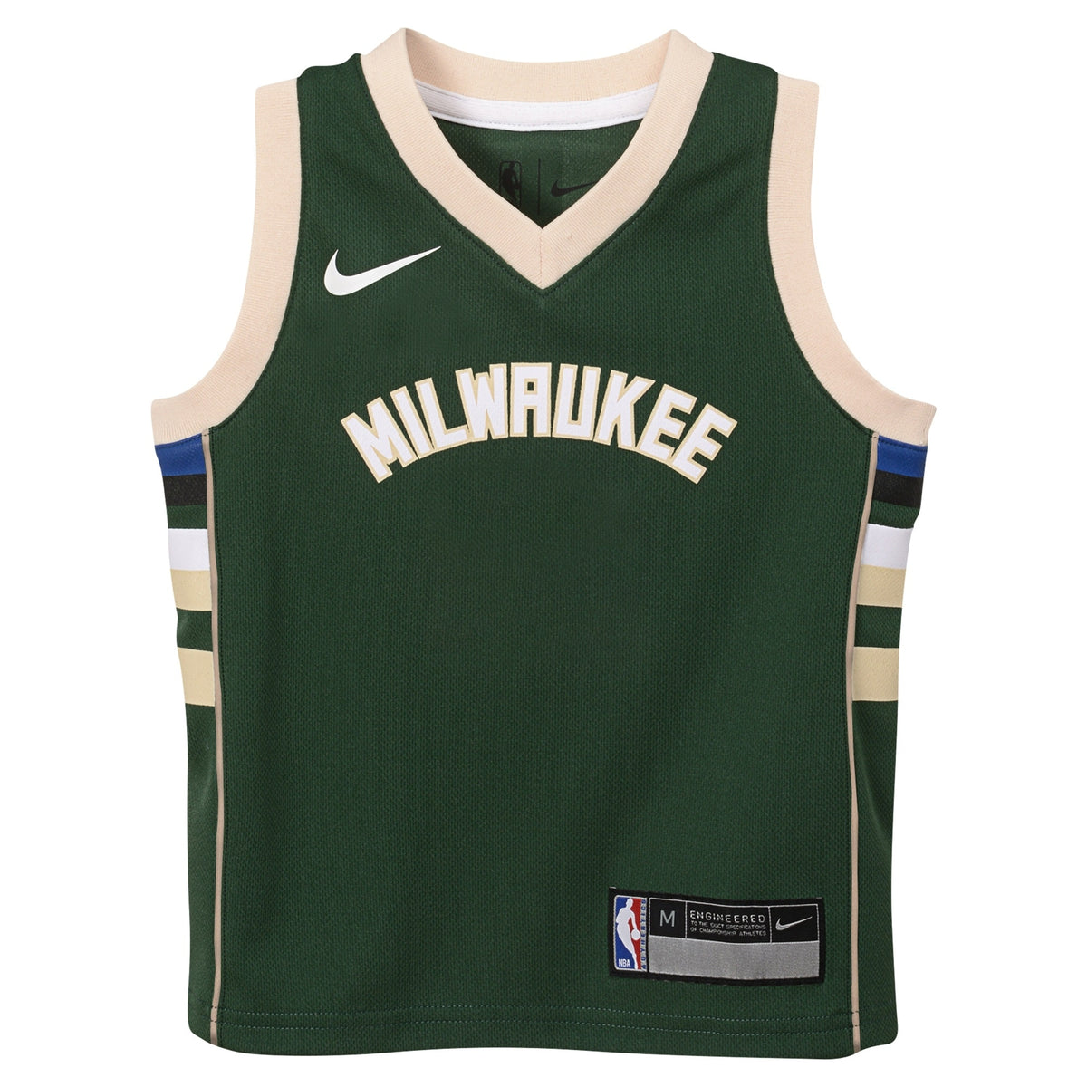 Milwaukee Bucks Nike Replica Icon Jersey - Custom - Kids