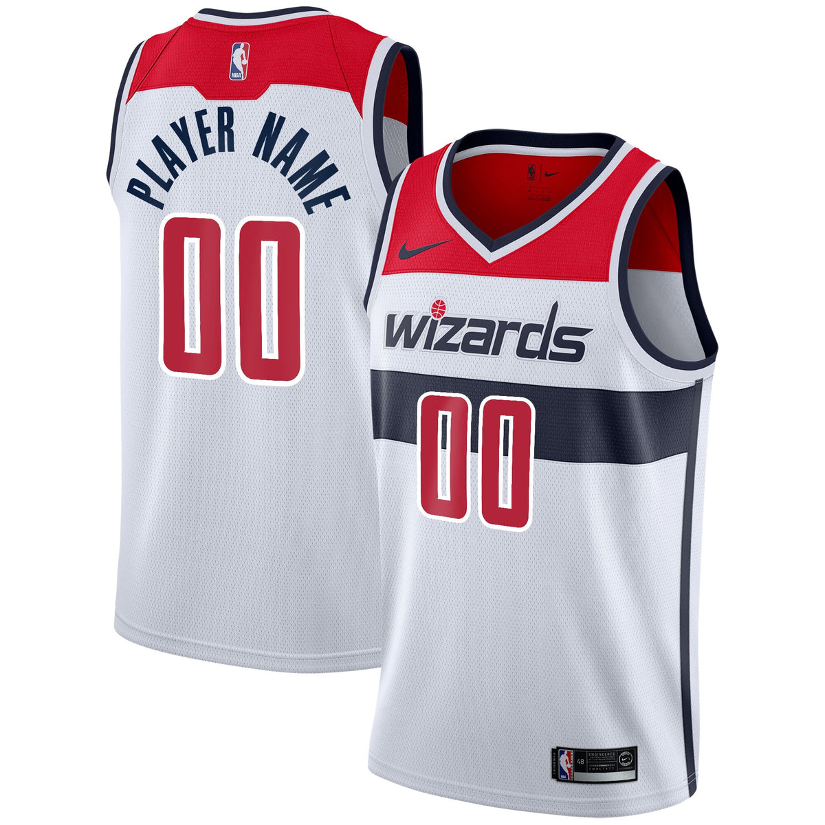 Washington Wizards Nike Association Swingman Jersey - Custom - Youth