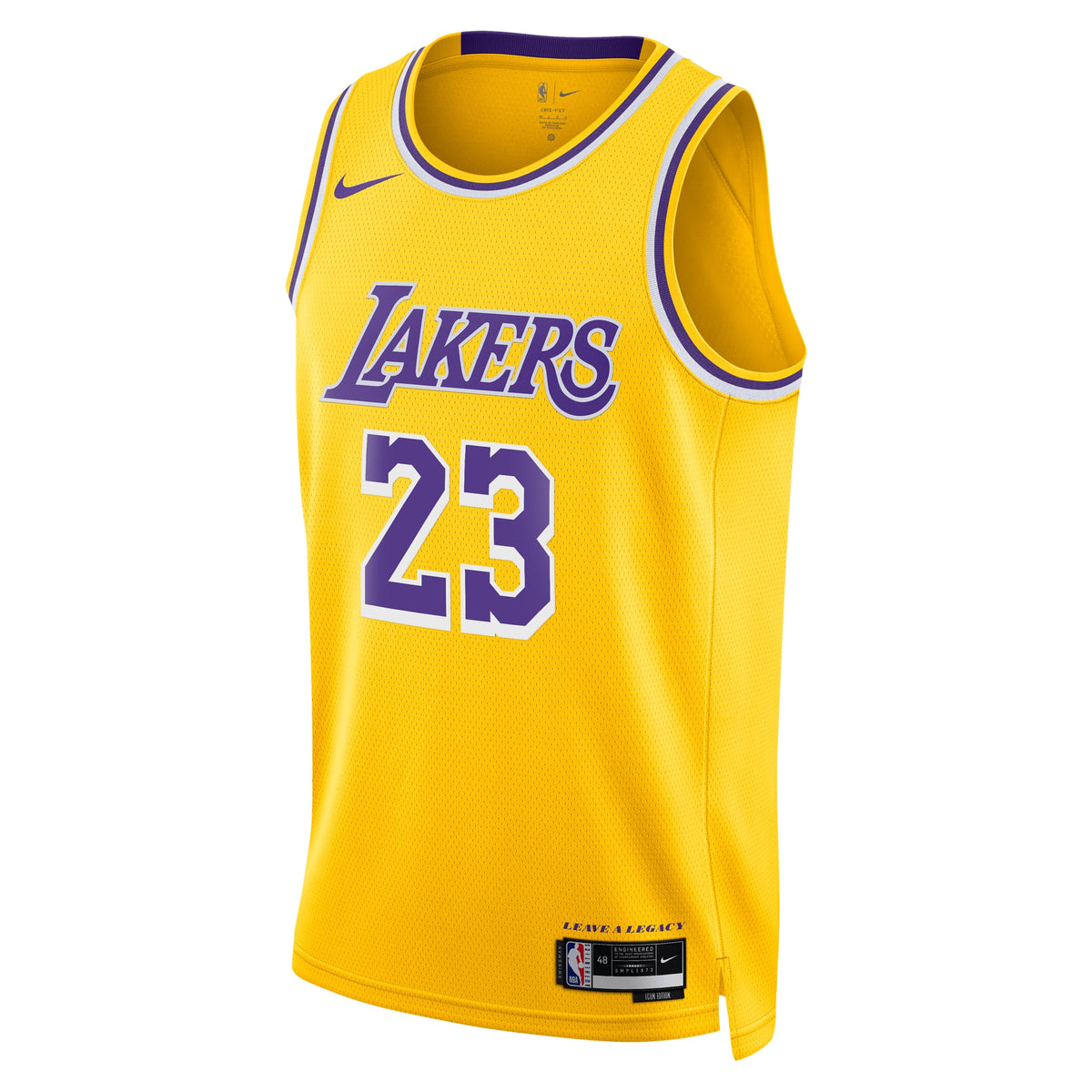 Los Angeles Lakers Nike Icon Swingman Jersey - Gold - LeBron James - Youth